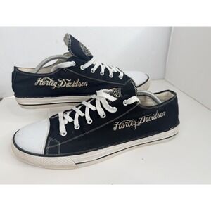 Harley-Davidson Rascal Sneakers Men's Gray Canvas Low Top Casual Shoes